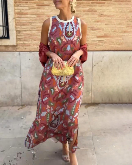 BELLA | Vestido estampado de temporada