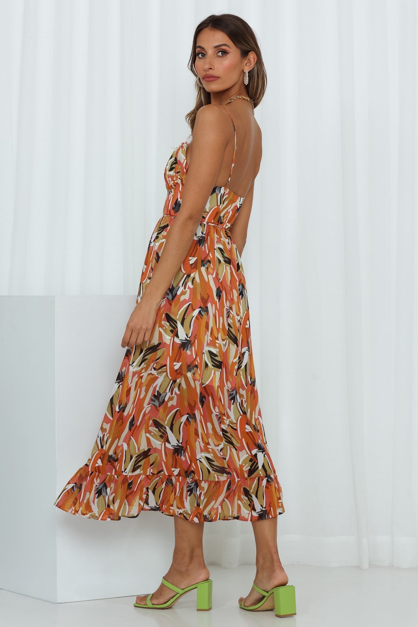 DORIA | Vestido estampado de temporada