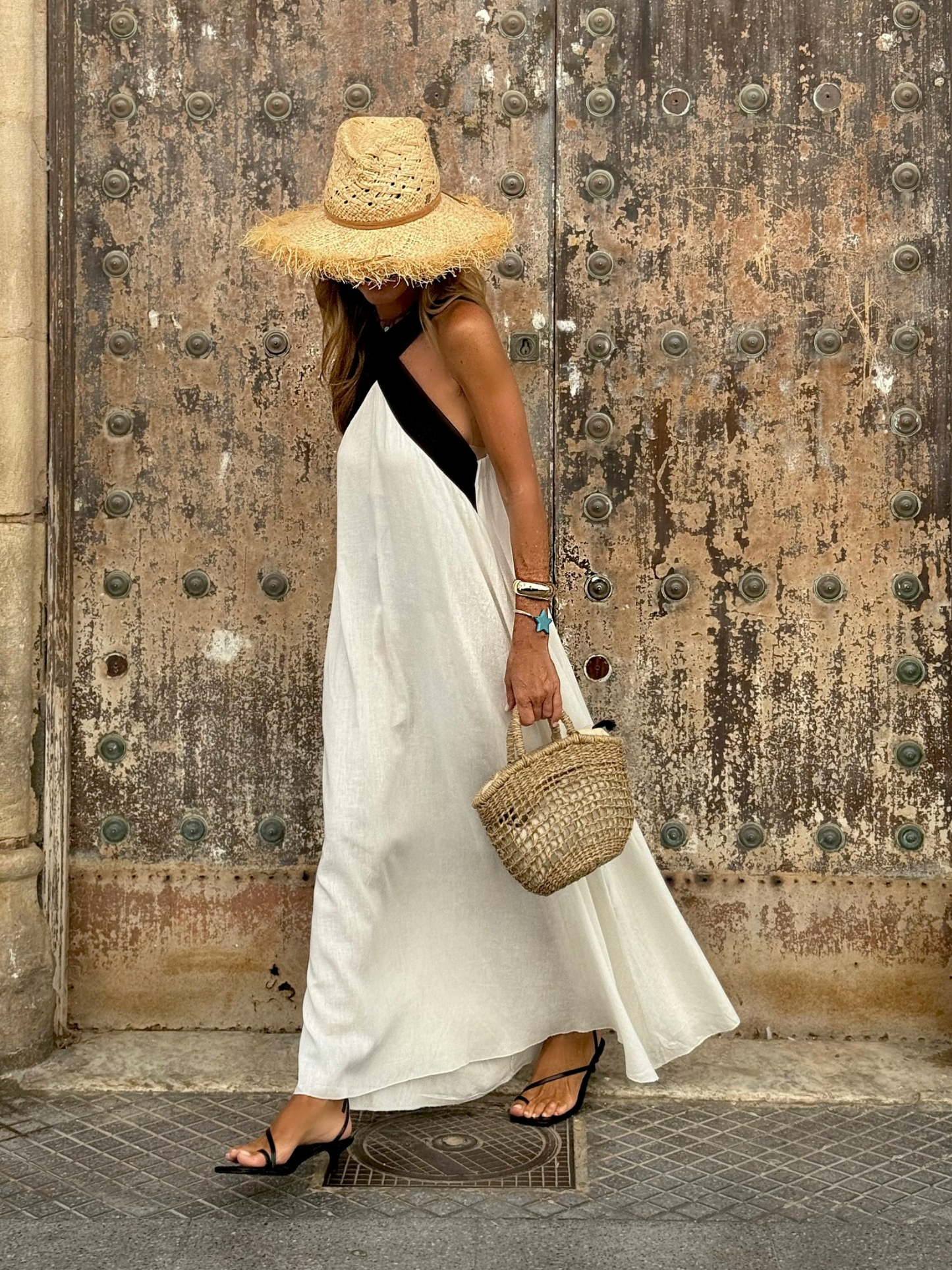 CANELA | Vestido con escote cruzado