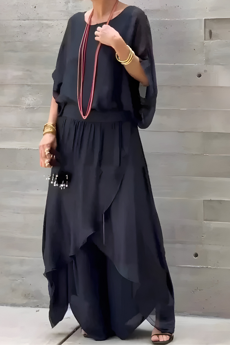 VEGA  | Conjunto fluido de chifón