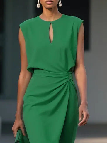 ALESSIA | Vestido midi de diseño.