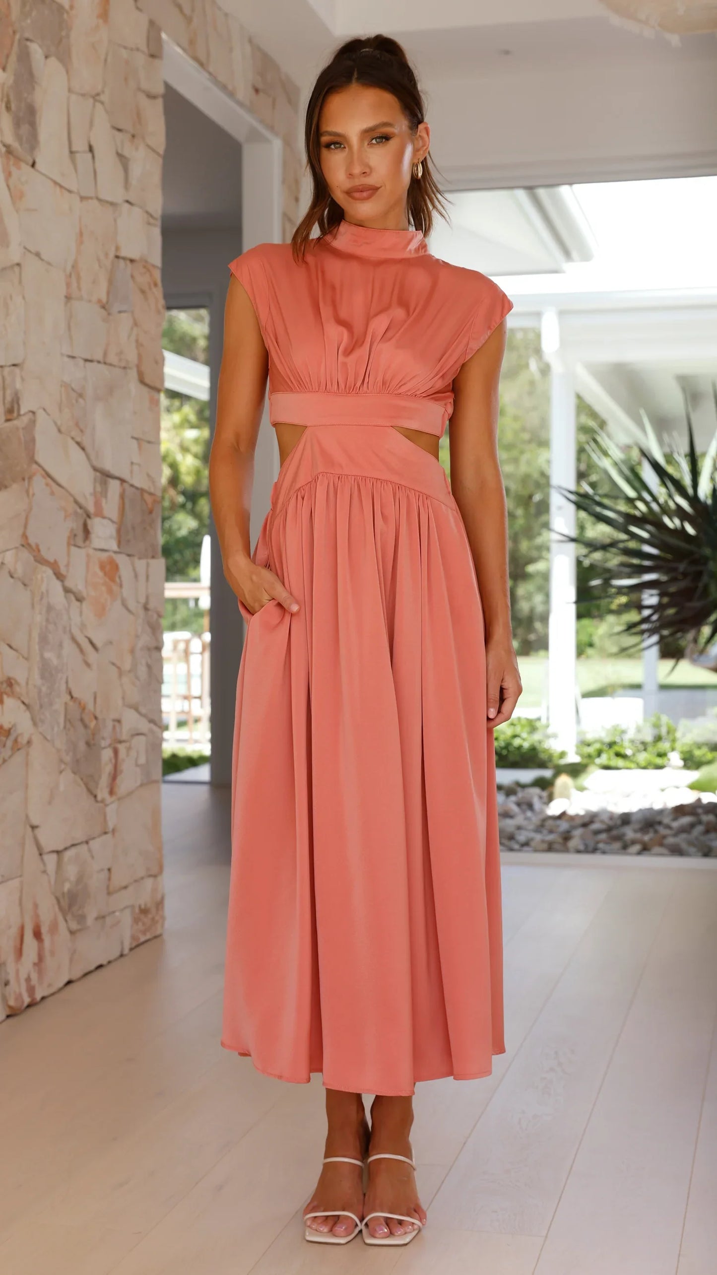 REINA | Vestido largo sin mangas