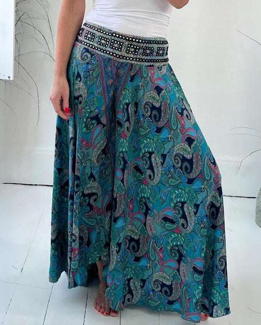 VIBRA | Pantalón boho estampado