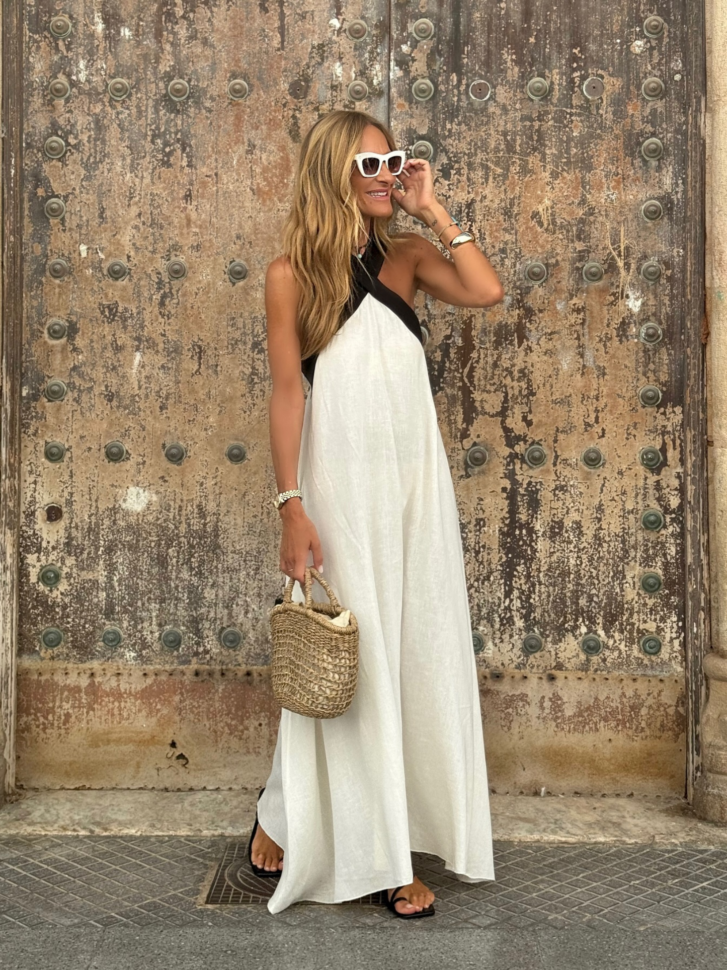 CANELA | Vestido con escote cruzado