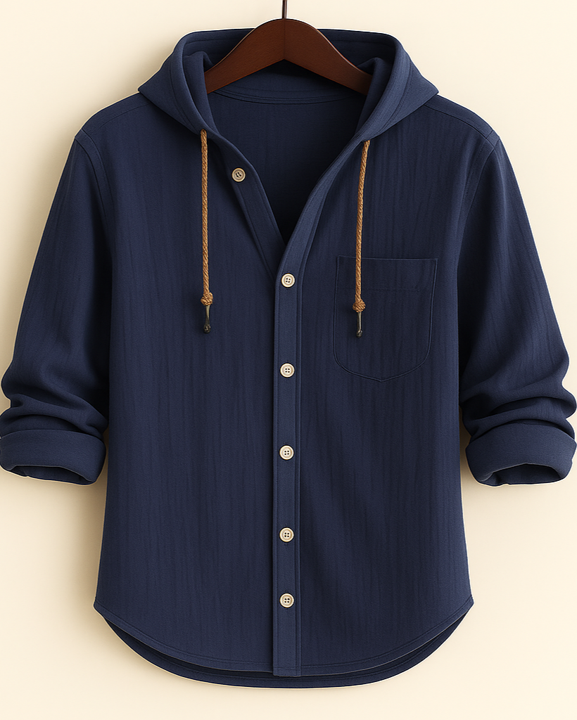 LORENZ | Camisa con capucha de algodón