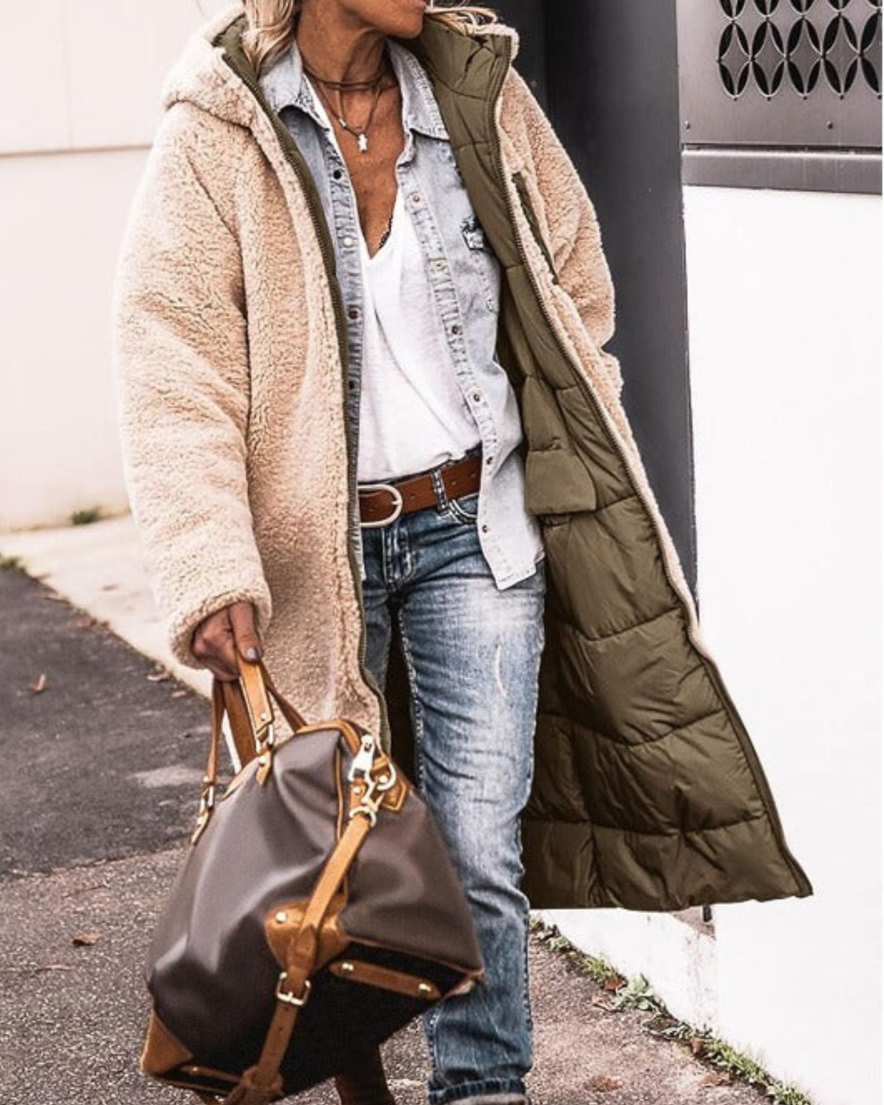 SOPHIA | Abrigo reversible de temporada