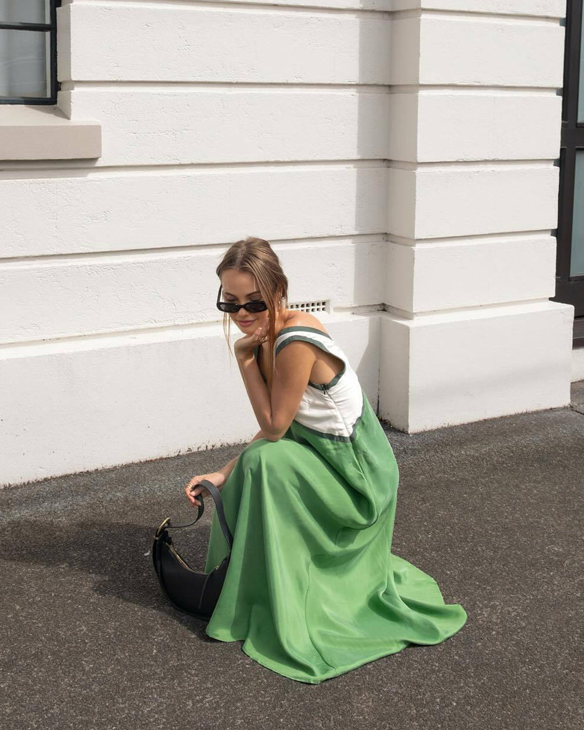 DONNA | Vestido largo con cuello V