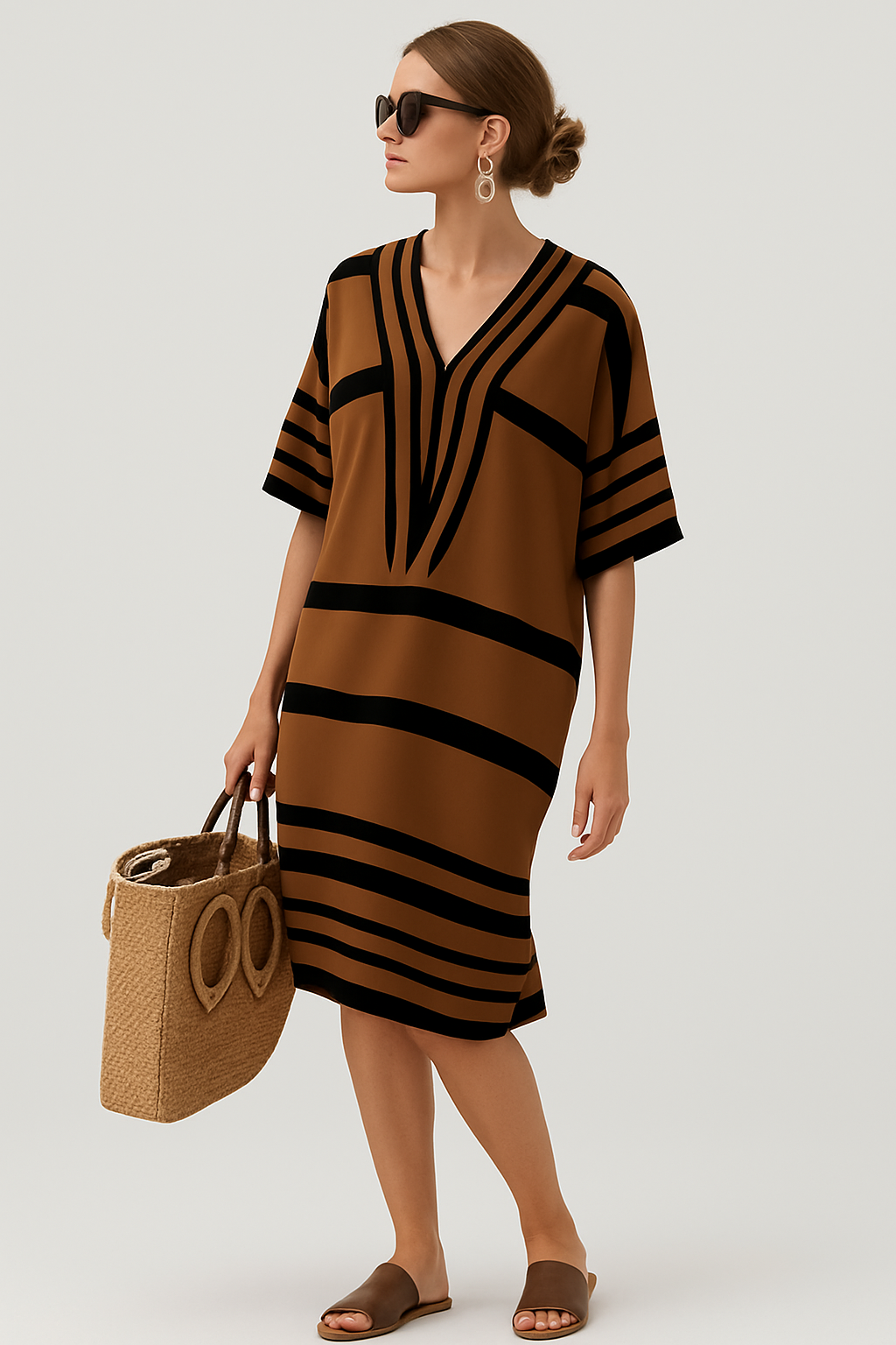 MAYA | Vestido rayado de temporada