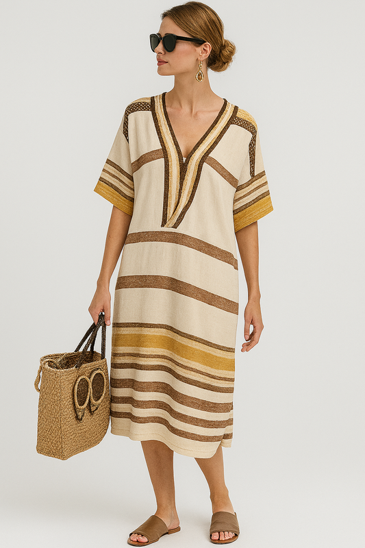 MAYA | Vestido rayado de temporada