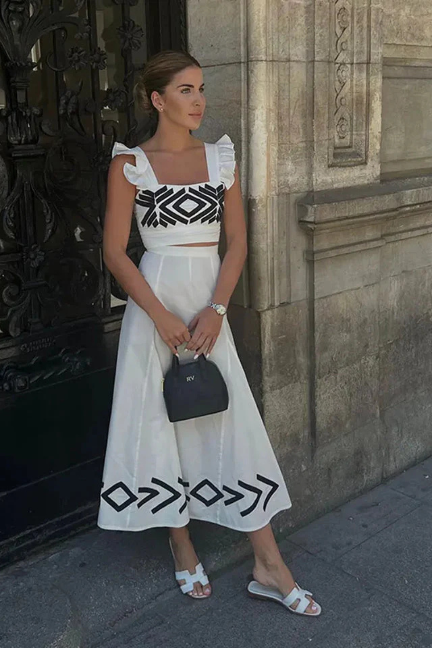 LEONOR | Conjunto de top y falda