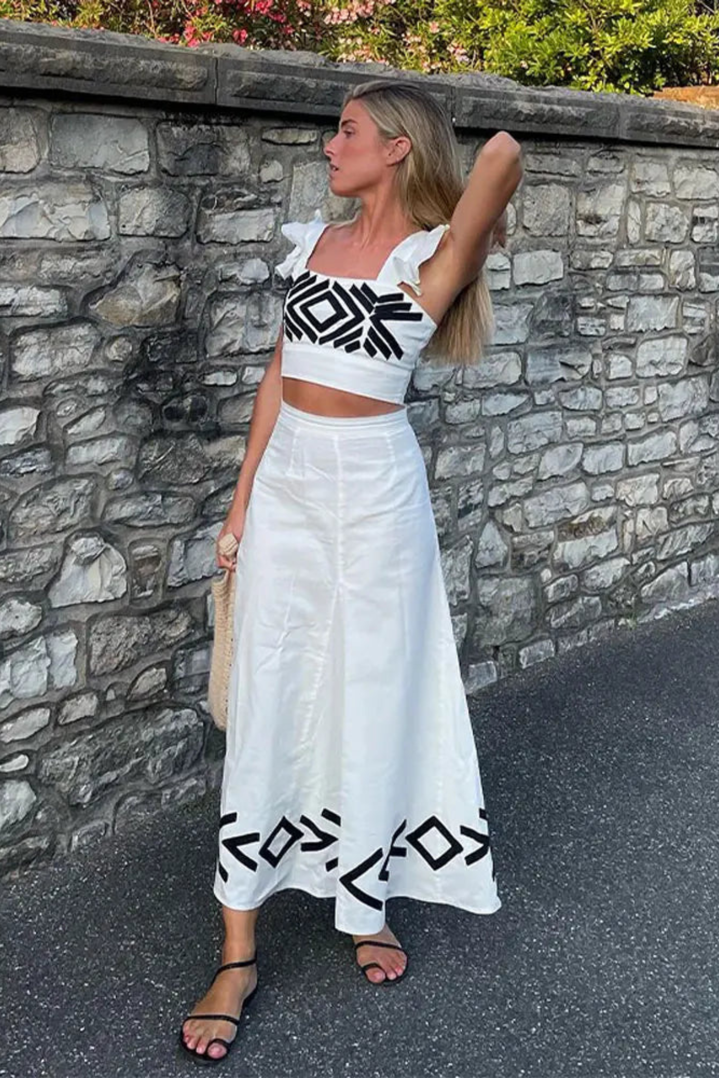 LEONOR | Conjunto de top y falda