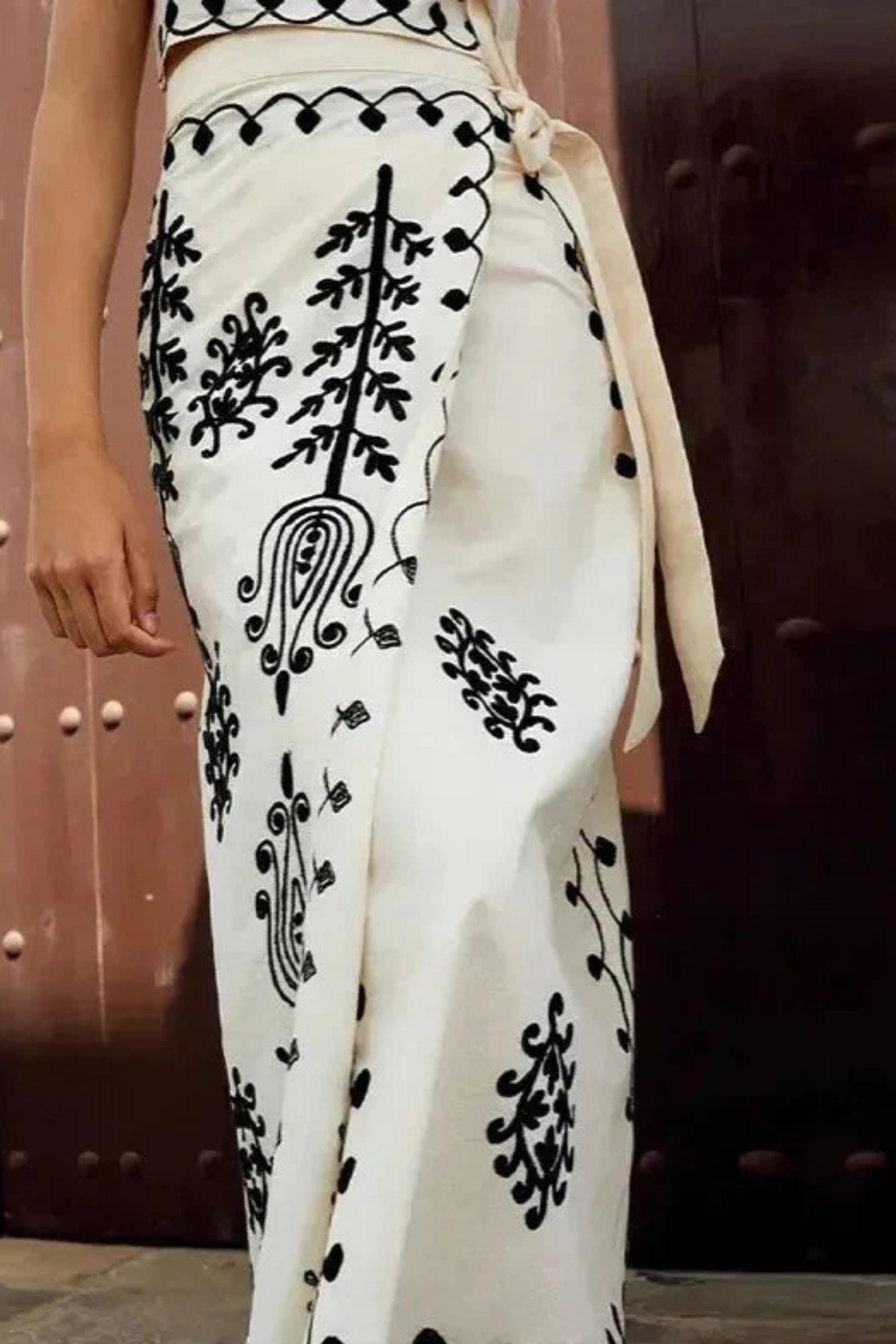 MARA | Conjunto de top y falda larga