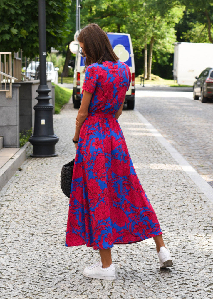 ATENAS | Vestido con estampado floral
