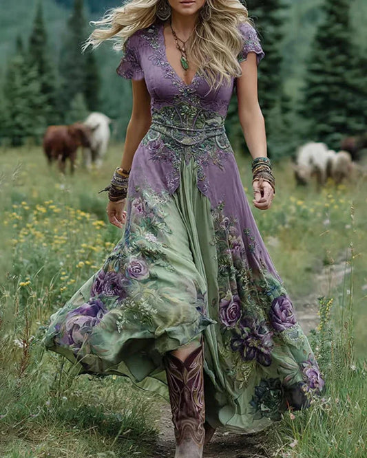 CELESTE | Vestido con diseño floral