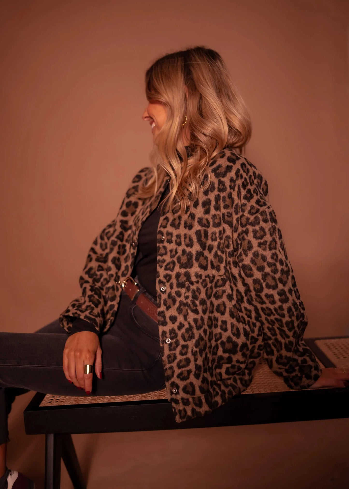 STELLA | Chaqueta estampada de leopardo