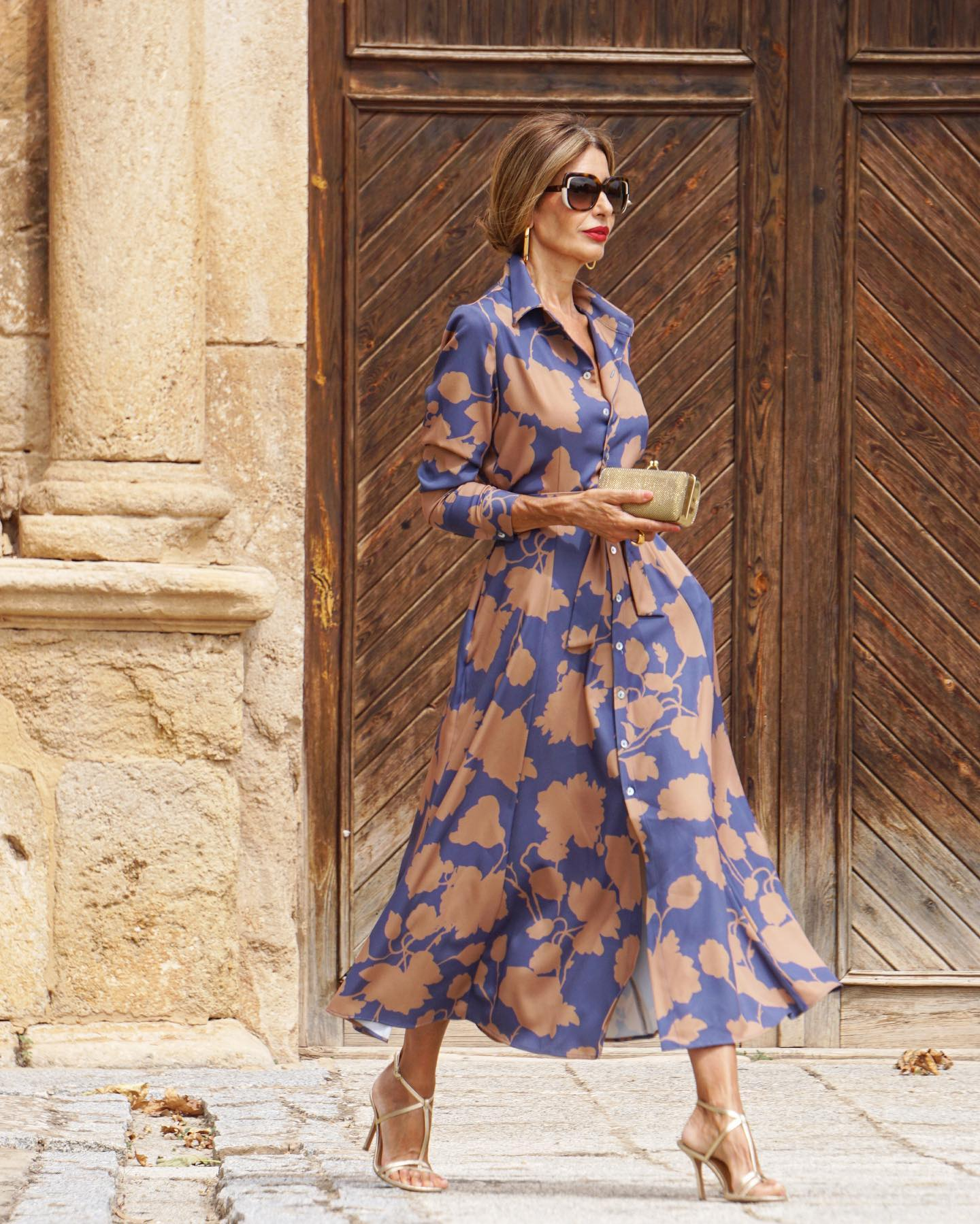 YOLANDA | Vestido largo estampado