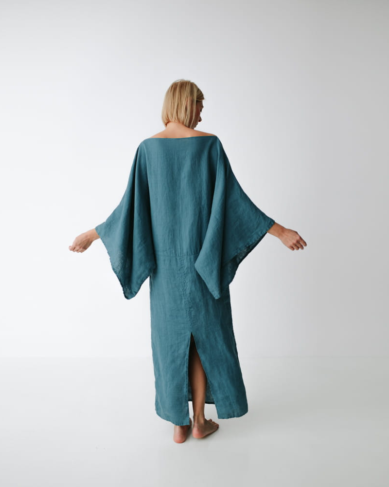 NOURA | Vestido largo de lino