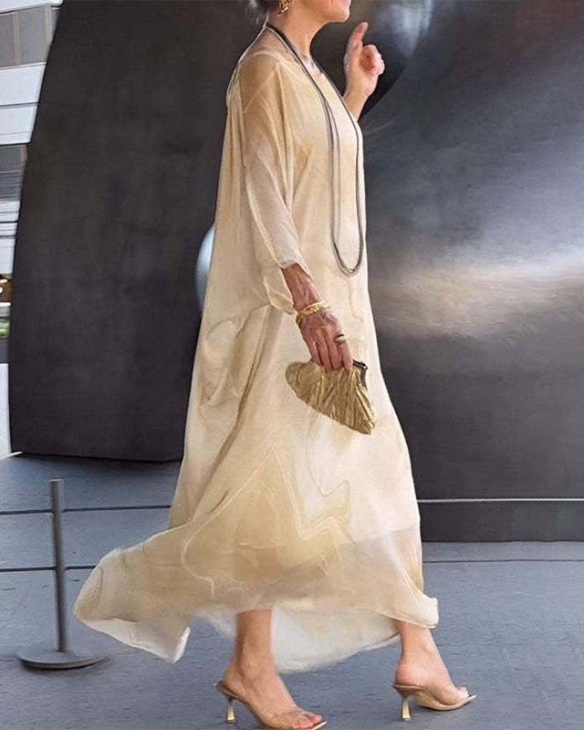 SOREA | Vestido largo de gasa