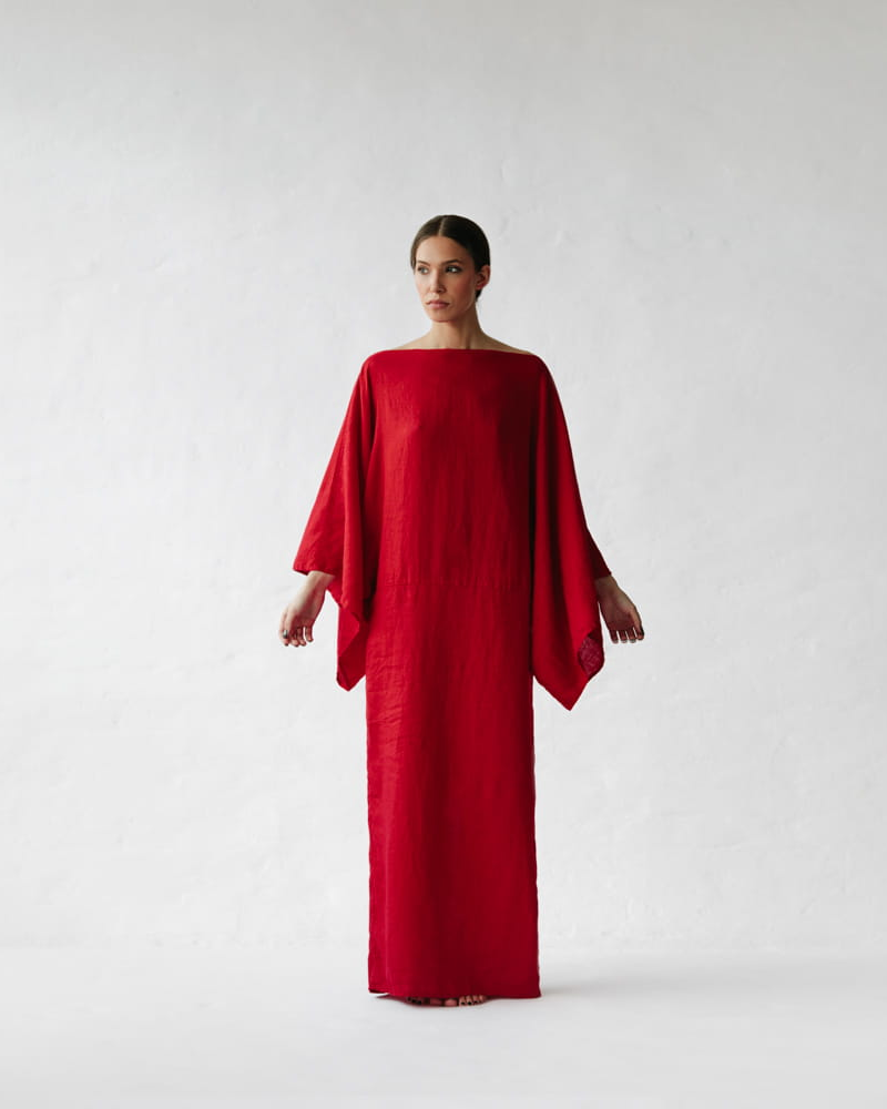 NOURA | Vestido largo de lino