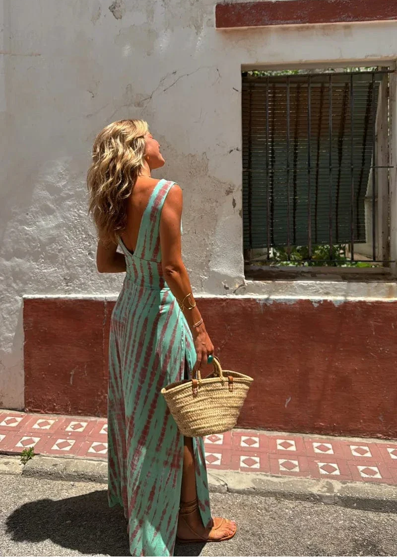 IBIZA | Vestido estampado tie-dye