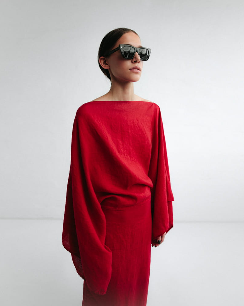 NOURA | Vestido largo de lino