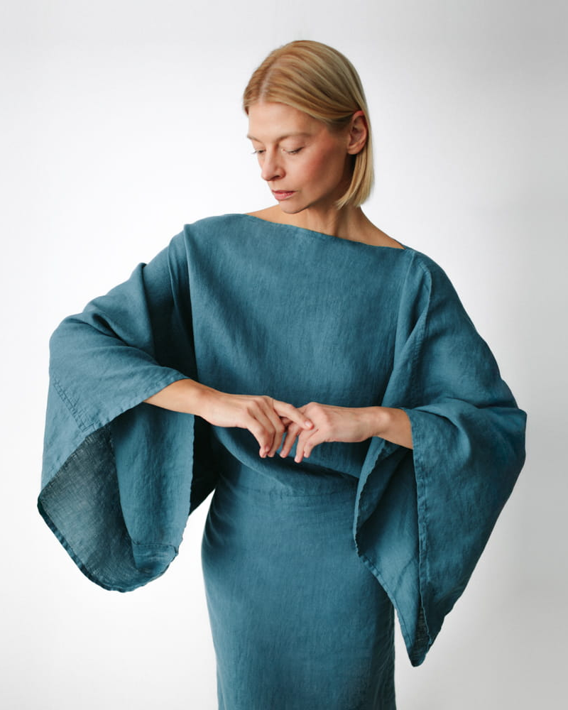 NOURA | Vestido largo de lino