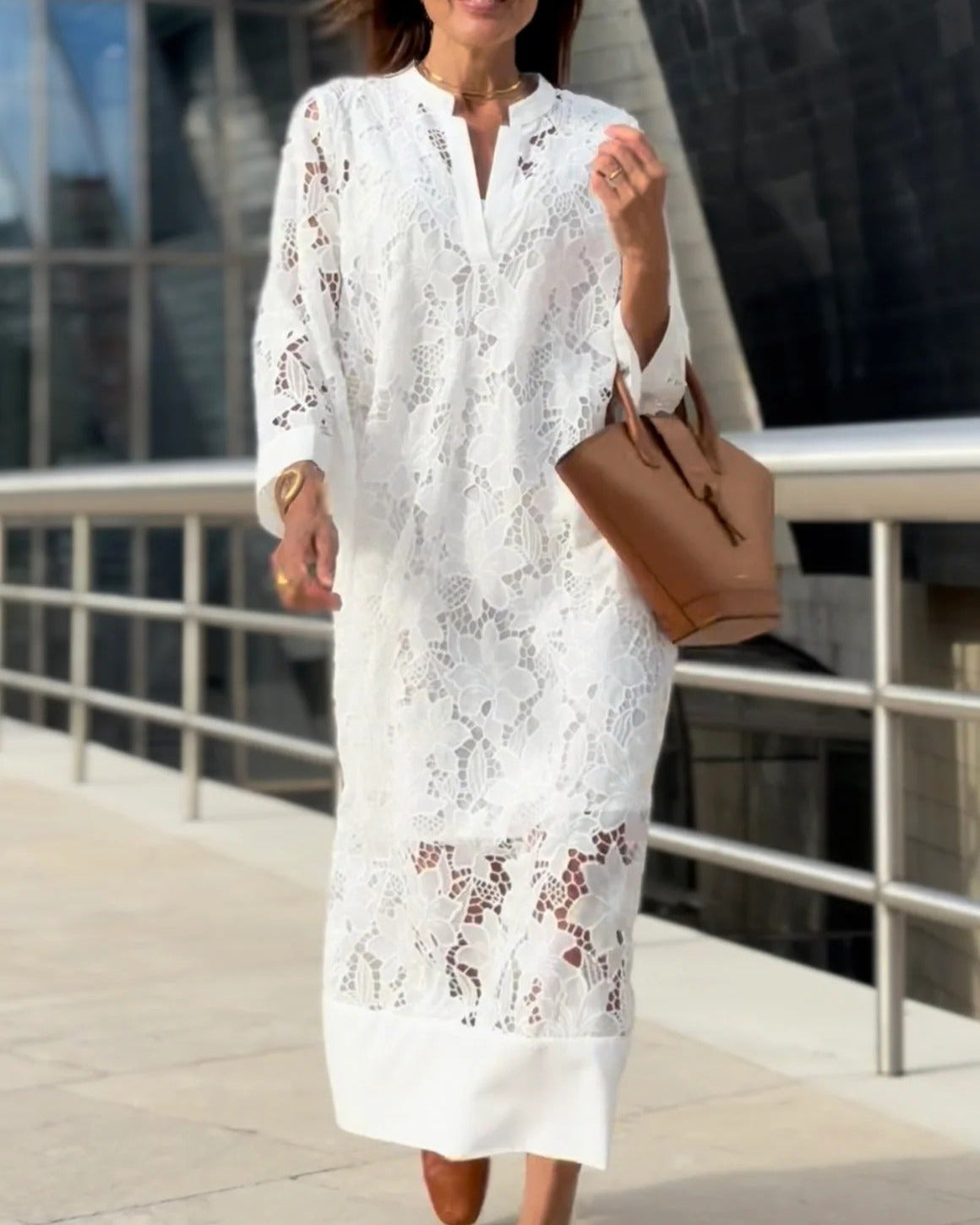 SILVINA | Vestido largo estmapado