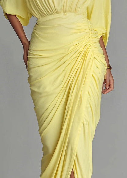 AUREA | Vestido largo sofisticádo con mangas