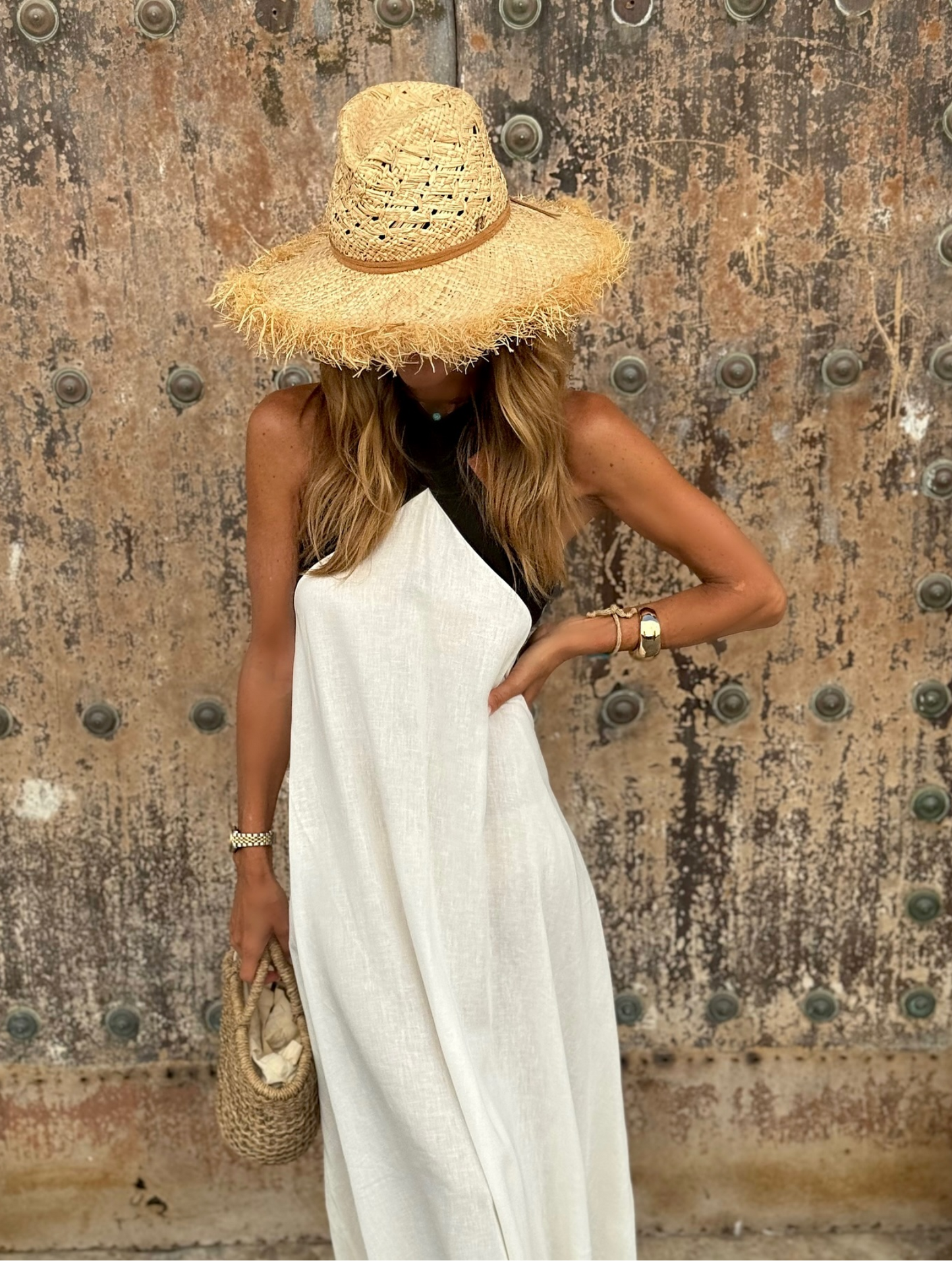 CANELA | Vestido con escote cruzado