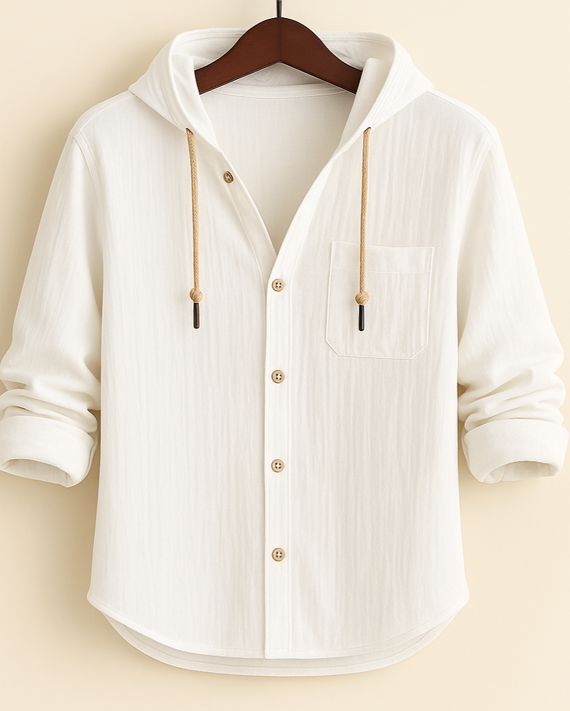 LORENZ | Camisa con capucha de algodón