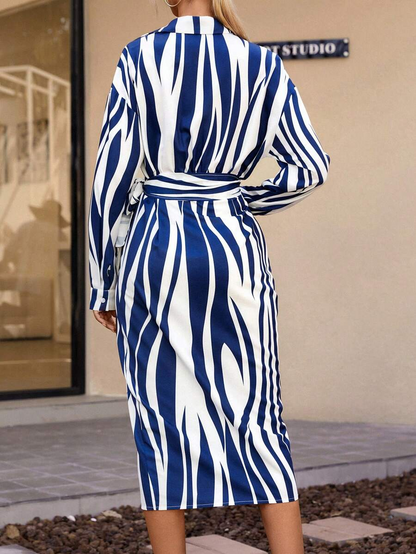 AMELIA | Vestido estampado cruzado