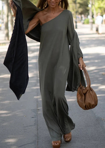 VENEZIA | Maxivestido con hombros descubiertos