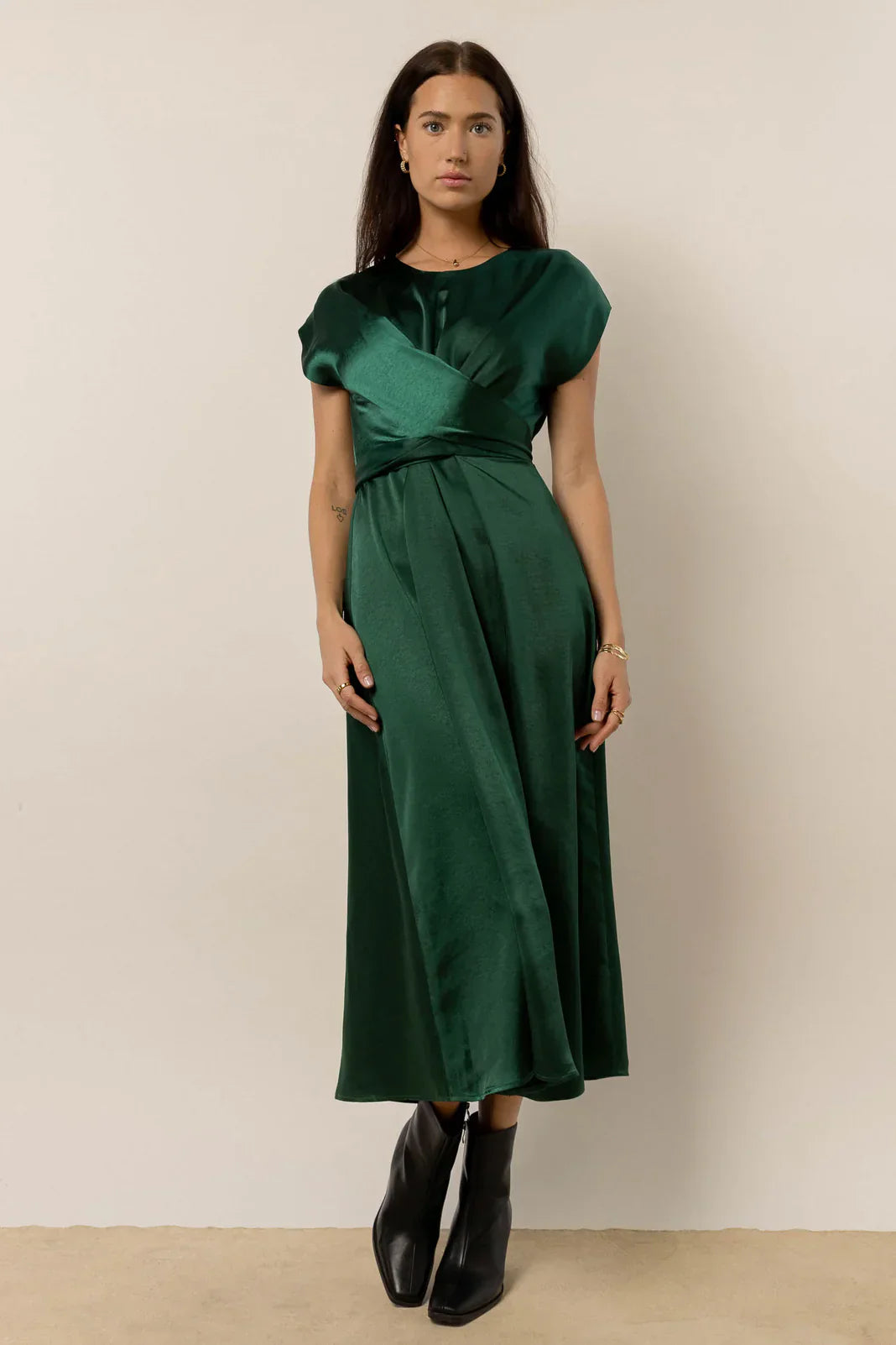 CLARINE | Vestido midi elegante