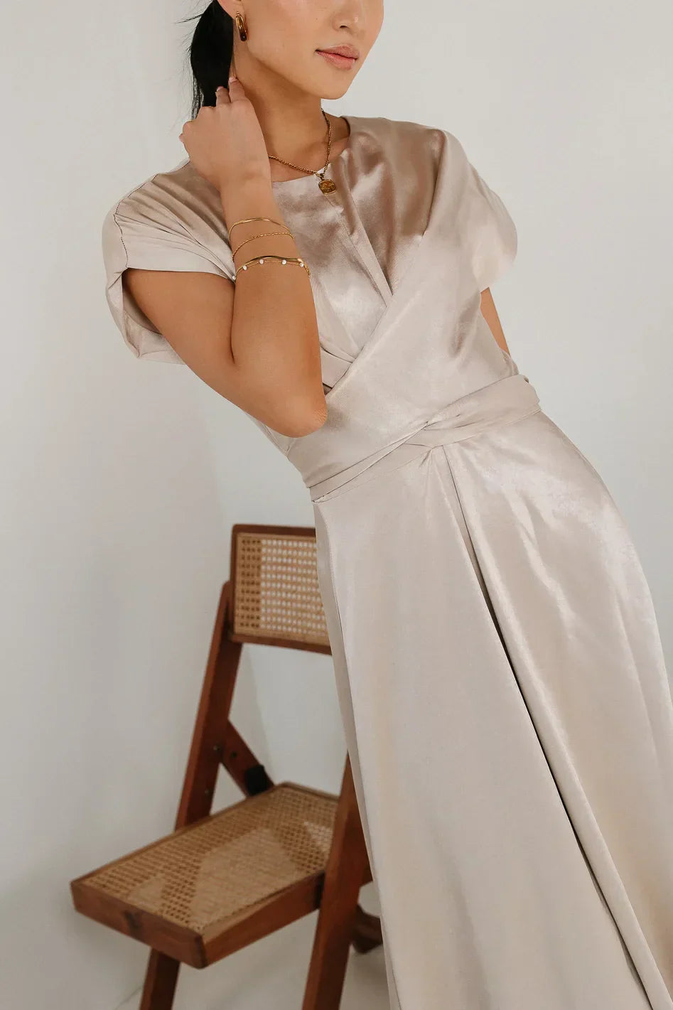 CLARINE | Vestido midi elegante