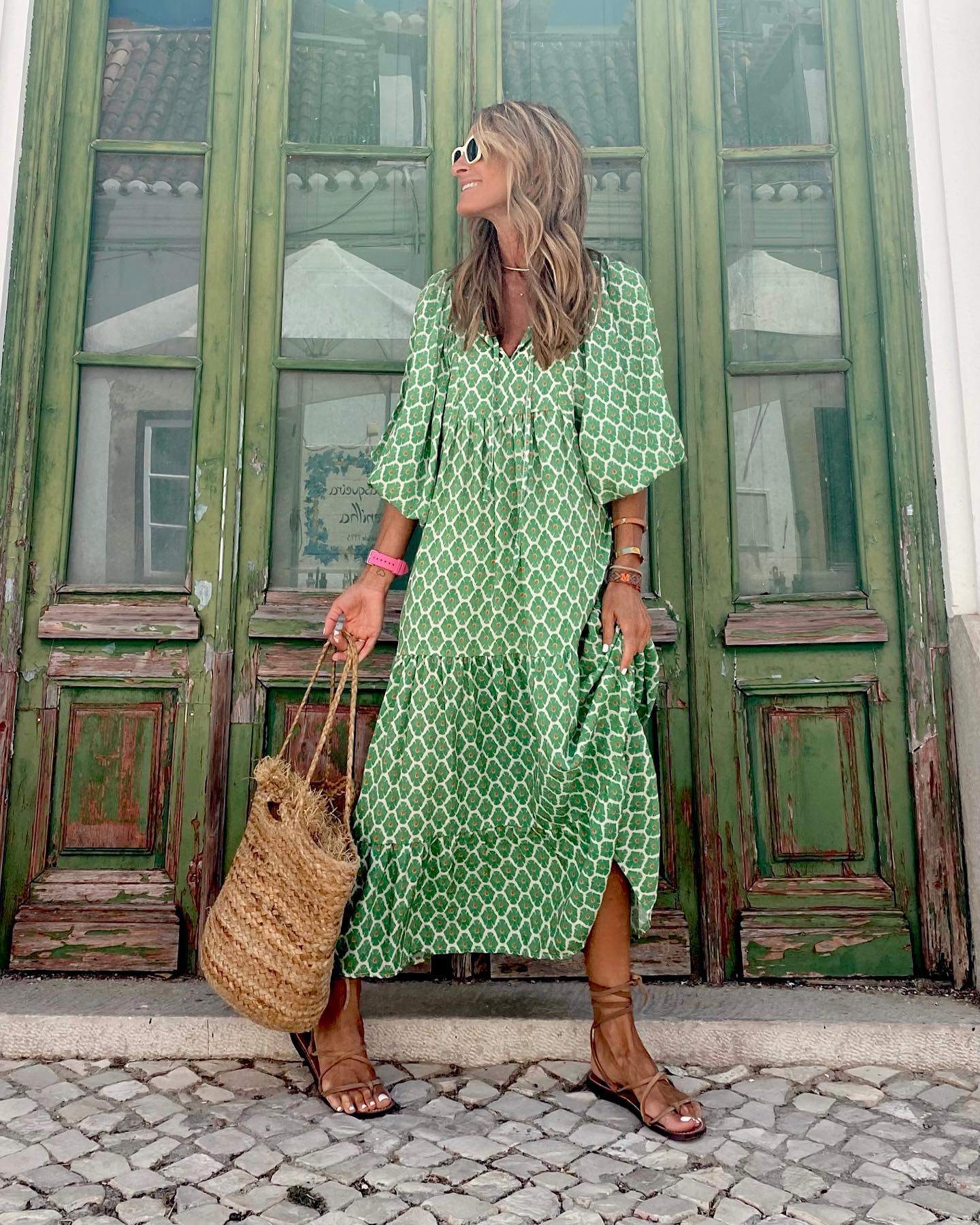 ZAIRA | Vestido estampado de temporada