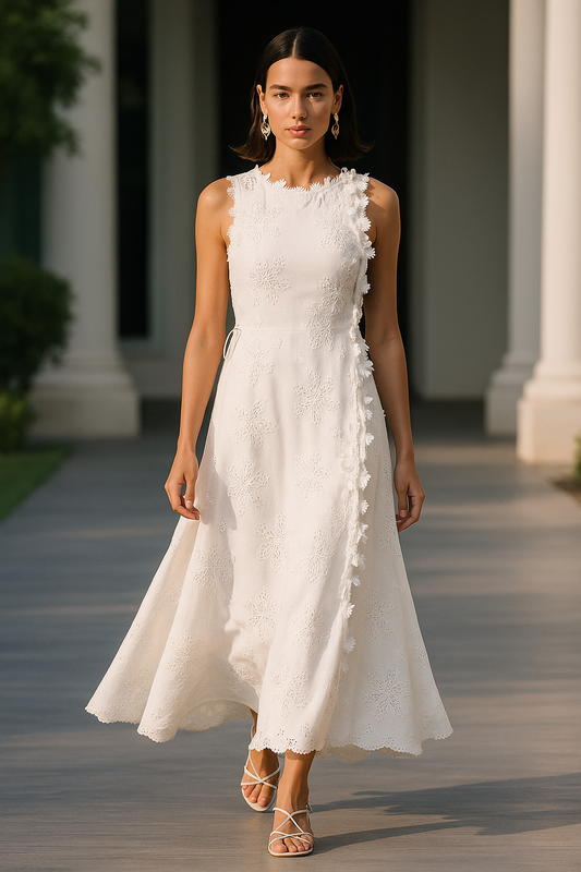 LORENA | Vestido estampado de diseño .