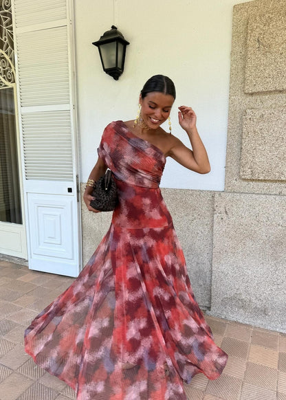 LUNA | Vestido tie dye maxi de diseño