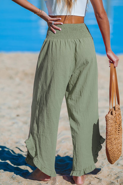 ARENA | Pantalón ancho con volantes