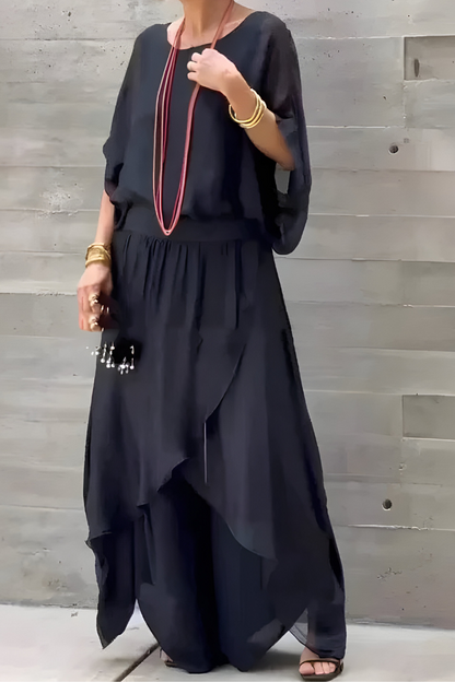 VEGA  | Conjunto fluido de chifón