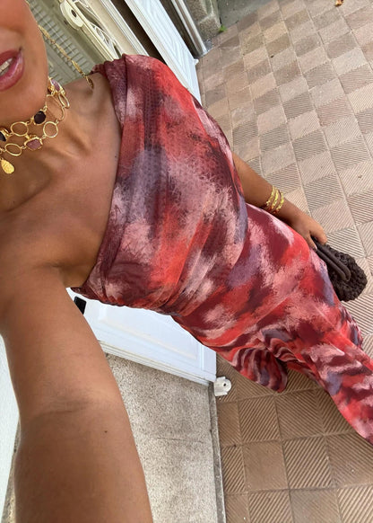 LUNA | Vestido tie dye maxi de diseño