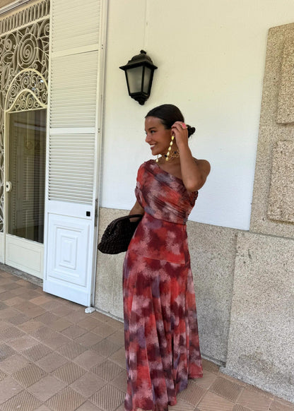 LUNA | Vestido tie dye maxi de diseño