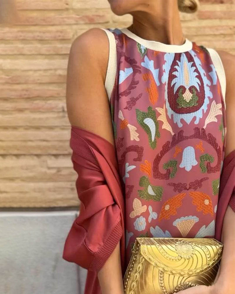 BELLA | Vestido estampado de temporada