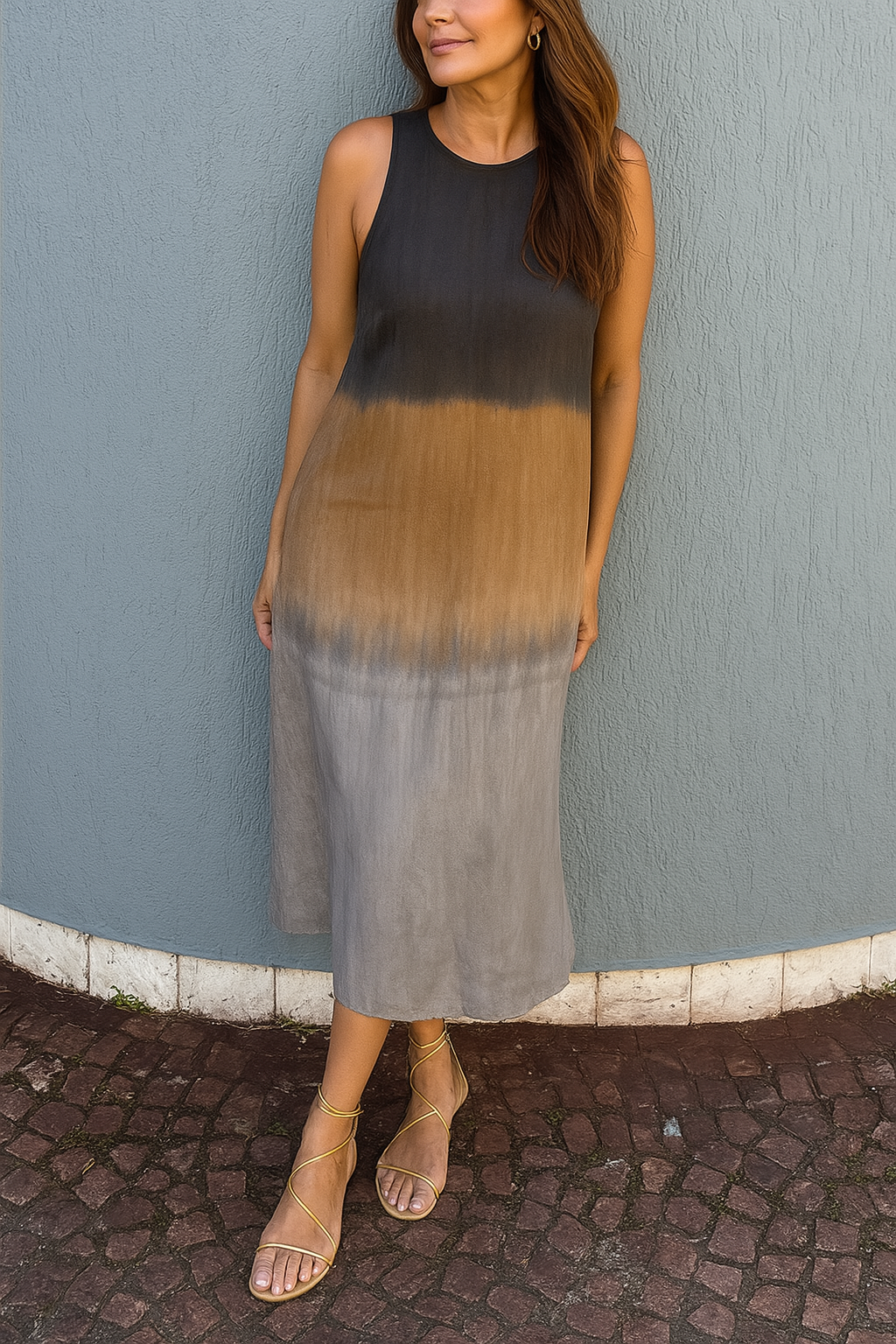 MARÉ | Vestido liso difuminado