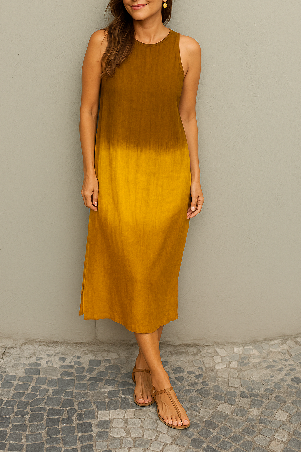 MARÉ | Vestido liso difuminado