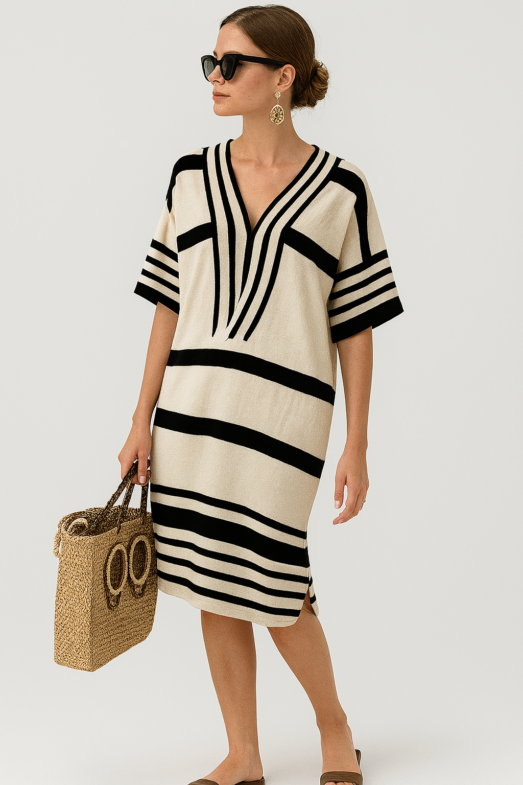 MAYA | Vestido rayado de temporada