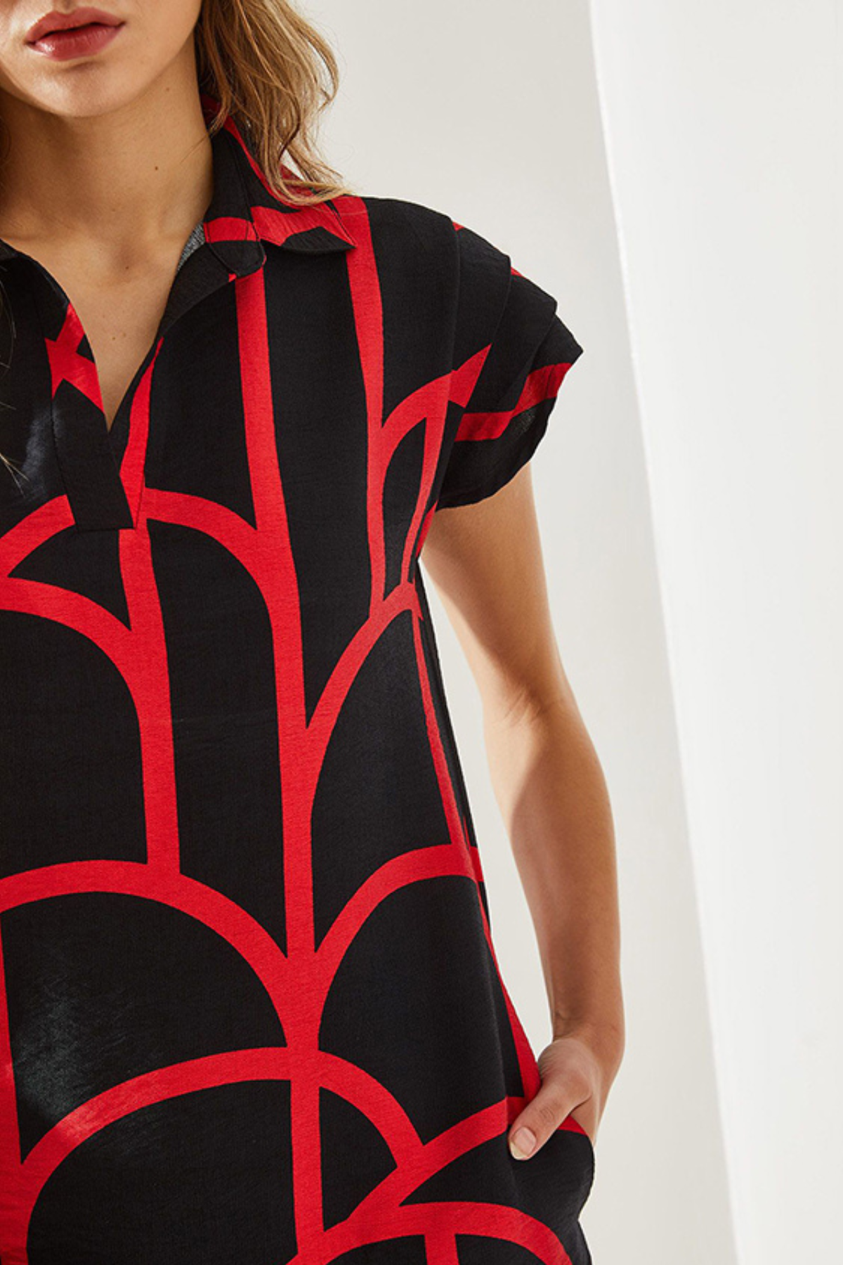 HELENA | Vestido sofisticado de manga corta