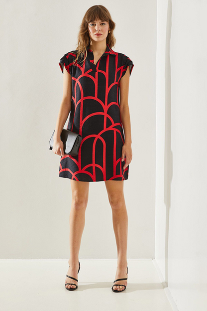 HELENA | Vestido sofisticado de manga corta