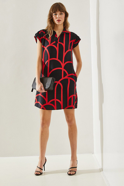 HELENA | Vestido sofisticado de manga corta