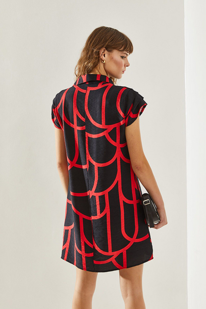 HELENA | Vestido sofisticado de manga corta