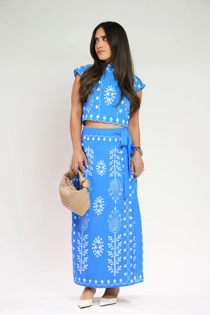 MARA | Conjunto de top y falda larga